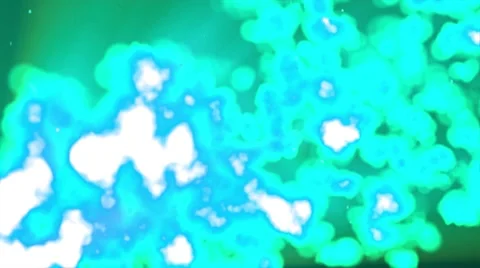 Seamless animation of x-ray blue fire blaze and smoke texture pattern background Stock Footage 64769584