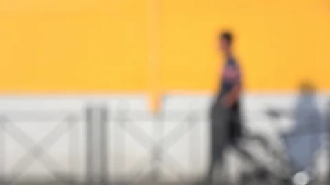 Seamless, anonymous crowd of people walking, tourists in Rome, Italy. Intenti Stock Footage 82104477