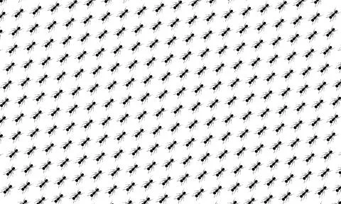 Seamless Ant Motifs Pattern Stock Illustration