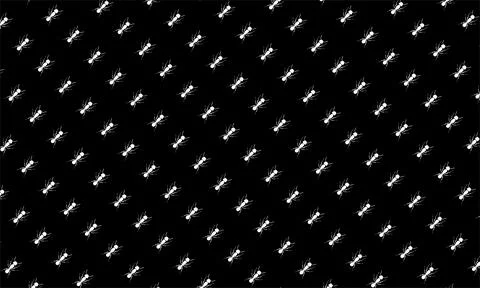 Seamless Ant Motifs Pattern Stock Illustration