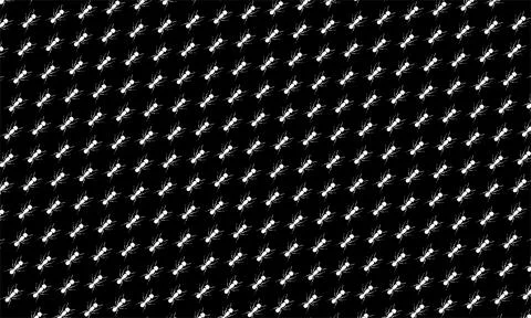 Seamless Ant Motifs Pattern Illustrazione stock