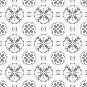 Seamless Antique Pattern Background Stock Illustration