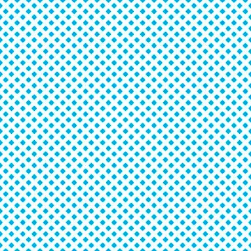 Seamless aqua blue small square boxes on white background Stock Illustration