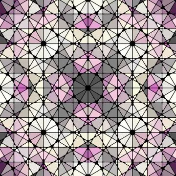 Seamless arabic geometric pattern Stock Illustration