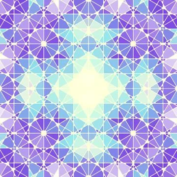 Seamless arabic geometric pattern Stock Illustration