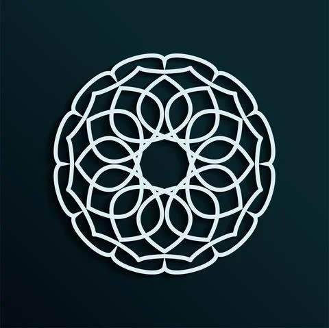 Seamless Arabic geometric pattern, Islamic pattern. Stock Illustration