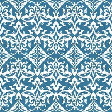 Seamless arabic pattern Stock Illustration