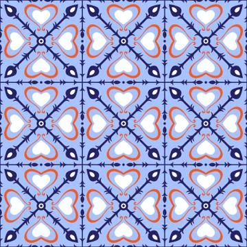 Seamless arabic pattern Stock Illustration