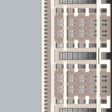 Seamless Architect Pattern Stock Illustration