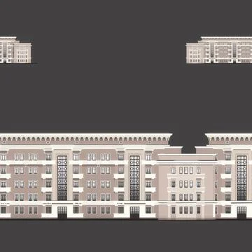 Seamless Architect Pattern Stock Illustration