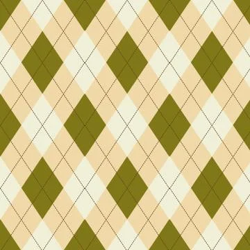 Seamless argyle pattern. Diamond shapes background. Stock Illustration