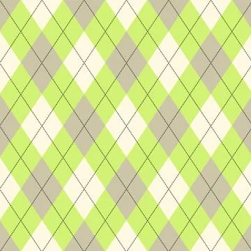 Seamless argyle pattern. Diamond shapes background. Stock Illustration