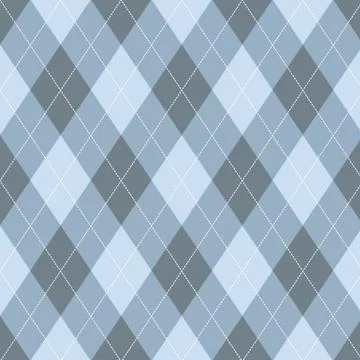 Seamless argyle pattern. Diamond shapes background. Stock Illustration