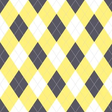 Seamless argyle pattern. Diamond shapes background. Stock Illustration