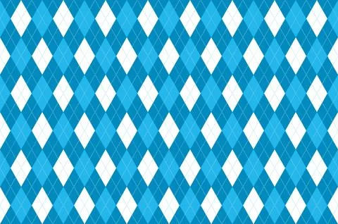 Seamless argyle pattern. Diamond shapes background. Vector Stock Illustration