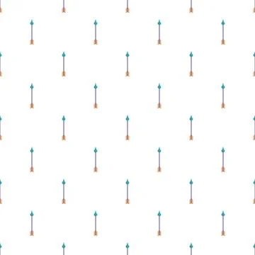 Seamless arrow pattern for tribal and indigenous themes Stock Illustration