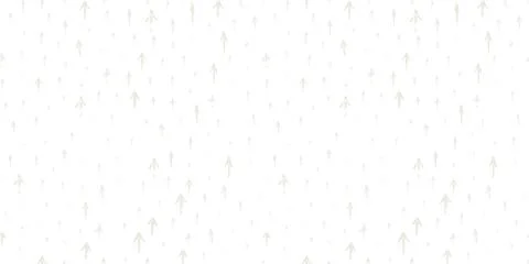 Seamless ARROWS abstract pattern hand painted with ink brush Stock Illustration