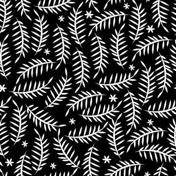 Seamless art pattern. Can be used as  trendy pattern on fabric. Stock Illustration