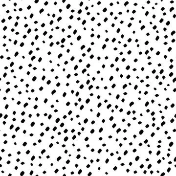 Seamless art pattern. Ink dotted. Stock Illustration