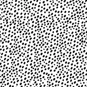 Seamless art pattern. Ink dotted. Stock Illustration