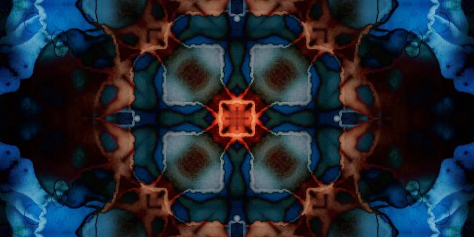 Seamless art pattern. Texture art alcohol ink pattern Stock Illustration