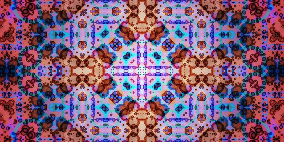 Seamless art pattern. Texture art watercolor pattern Illustrazione stock