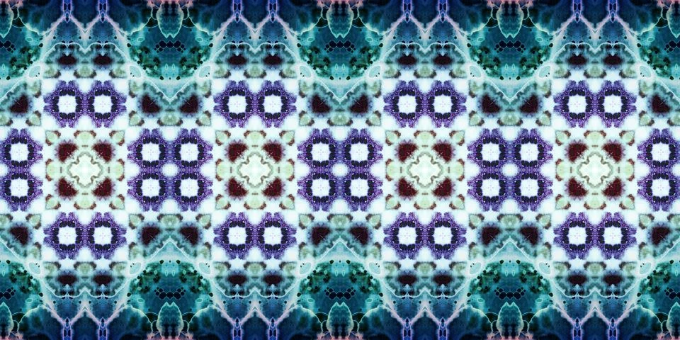 Seamless art pattern. The texture of the carpet is seamless. Ribbon pattern Foto stock