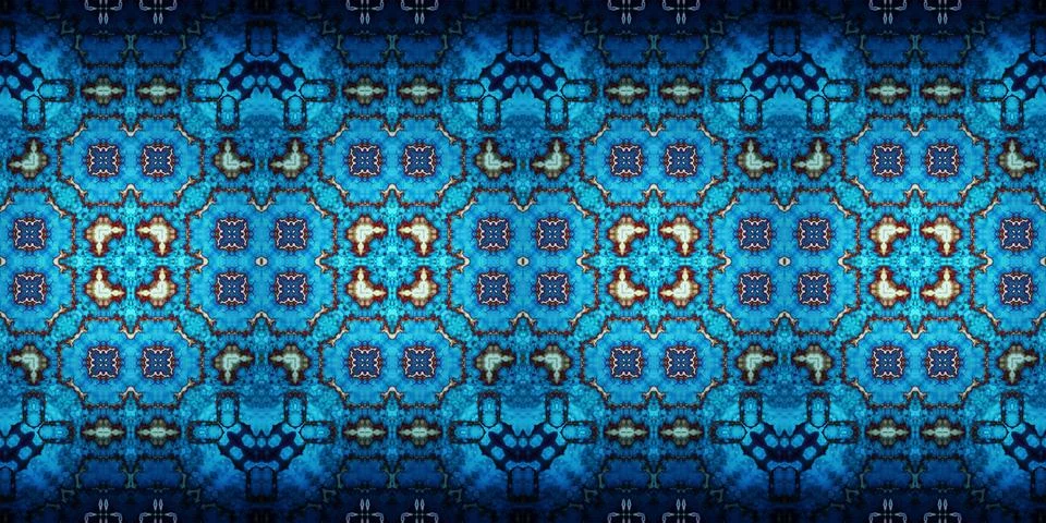Seamless art pattern. The texture of the carpet is seamless. Ribbon pattern Stock Photos