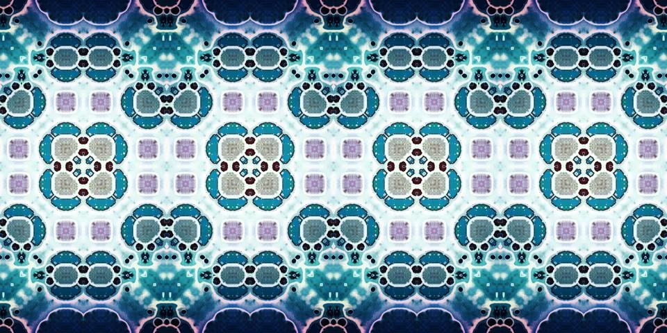 Seamless art pattern. The texture of the carpet is seamless. Ribbon pattern Stock Photos
