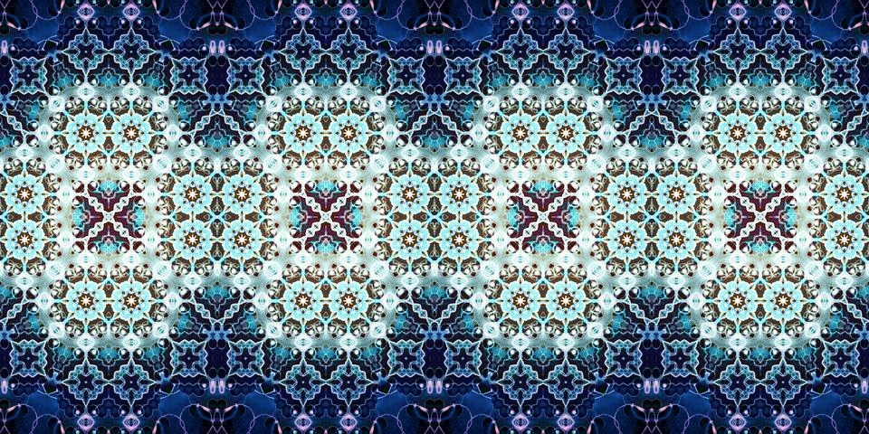 Seamless art pattern. The texture of the carpet is seamless. Ribbon pattern Stock Photos