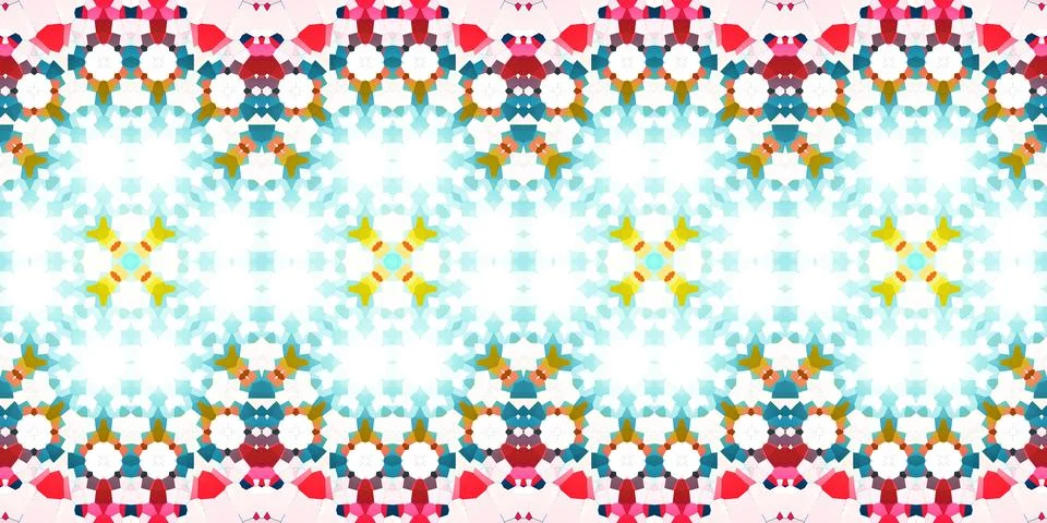 Seamless art pattern. The texture of the carpet is seamless. Ribbon pattern Stock Photos