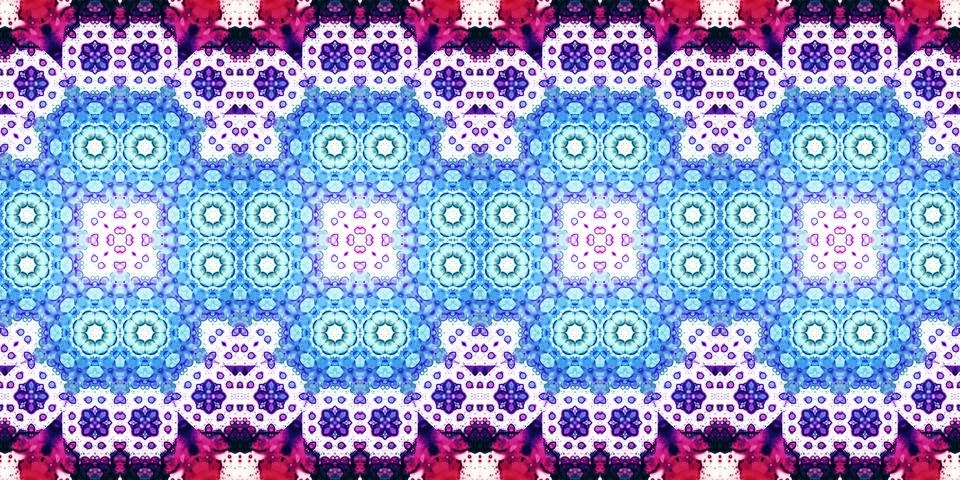 Seamless art pattern. The texture of the carpet is seamless. Ribbon pattern Stock Photos