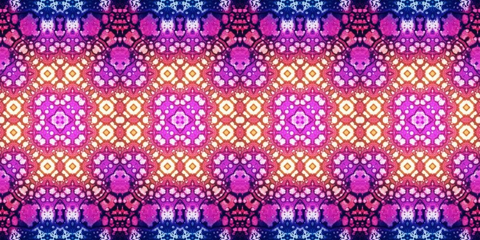 Seamless art pattern. The texture of the carpet is seamless. Ribbon pattern Stock Photos