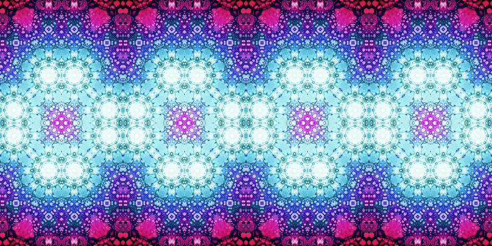 Seamless art pattern. The texture of the carpet is seamless. Ribbon pattern Stock Photos