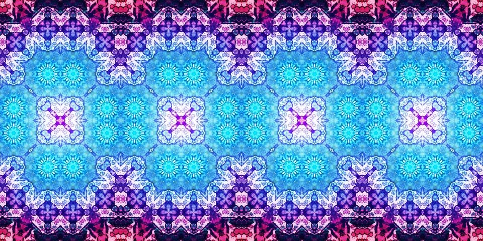 Seamless art pattern. The texture of the carpet is seamless. Ribbon pattern Stock Photos