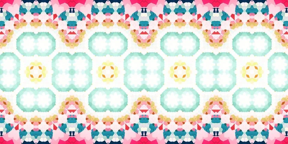 Seamless art pattern. The texture of the carpet is seamless. Ribbon pattern Stock Photos
