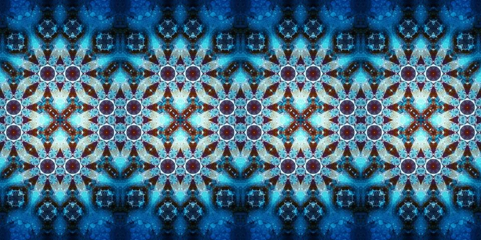 Seamless art pattern. The texture of the carpet is seamless. Ribbon pattern Stock Photos
