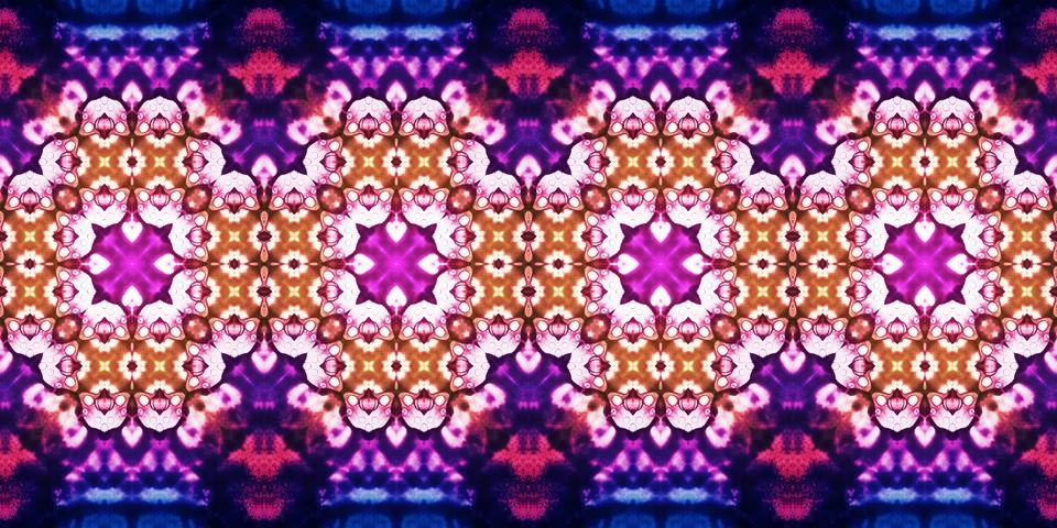 Seamless art pattern. The texture of the carpet is seamless. Ribbon pattern Stock Photos
