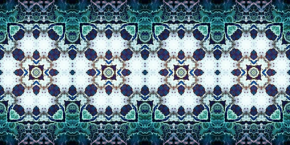 Seamless art pattern. The texture of the carpet is seamless. Ribbon pattern Stock Photos