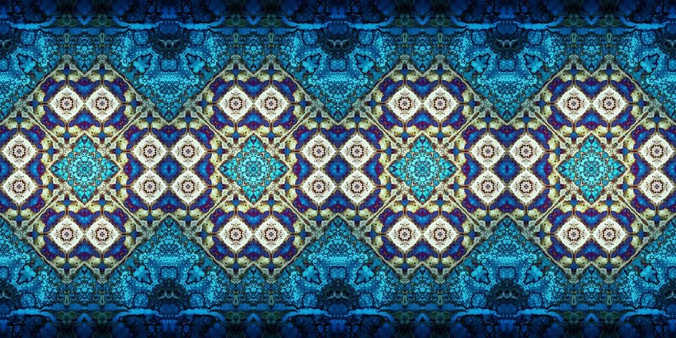 Seamless art pattern. The texture of the carpet is seamless. Ribbon pattern Stock Photos
