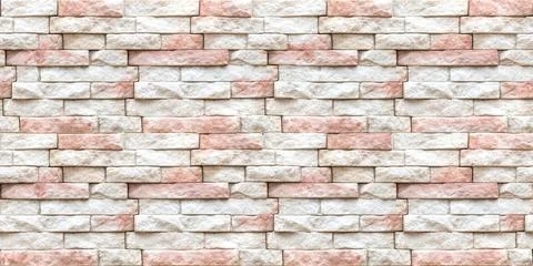 Seamless Artificial Stone Wall Texture Stock Photos