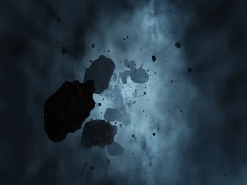 Seamless Asteroid Loop (59 Seconds) Video stock 74203173