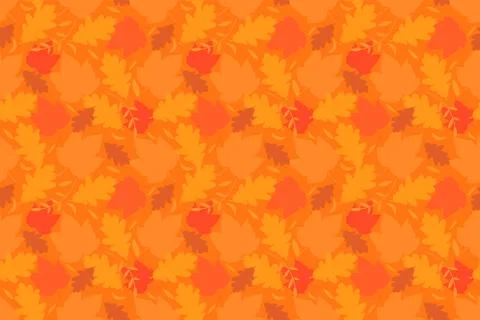 Seamless autmn background Stock Illustration