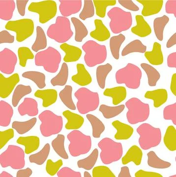 Seamless autumn abstract pattern Stock Illustration