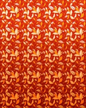 Seamless autumn background Stock Illustration