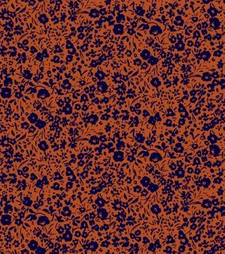 Seamless autumn floral pattern Stock Illustration