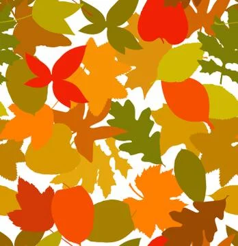 Seamless autumn Stock Illustration