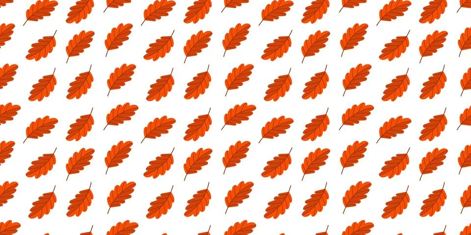 Seamless autumn leaf pattern background design 스톡 일러스트