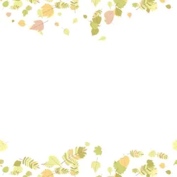 Seamless autumn leaves pattern. Stock Illustration