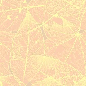 Seamless autumn leaves pattern. plus EPS10 Illustrazione stock